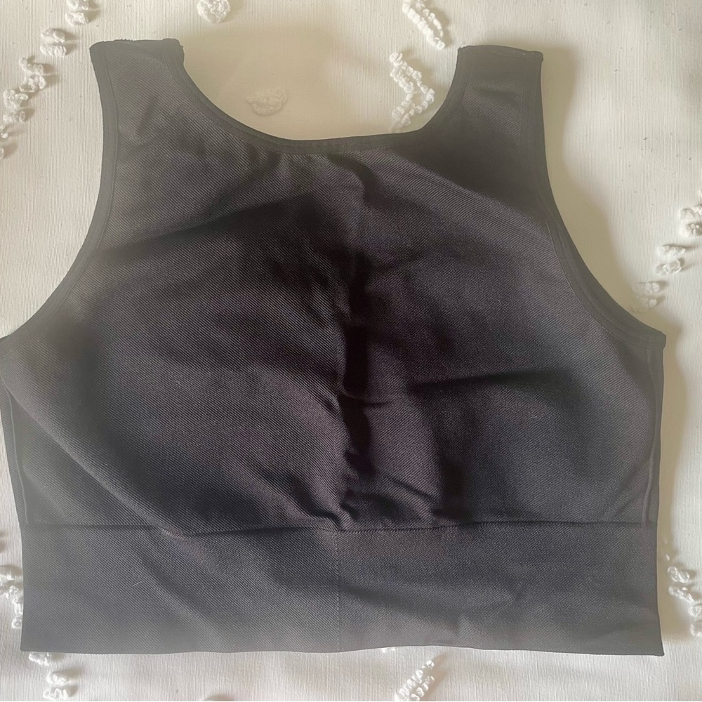 SPANX Black Seamless Crop Top - Picture 4 of 4